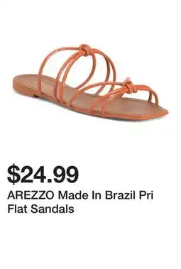 Marshalls AREZZO Made In Brazil Pri Flat Sandals offer