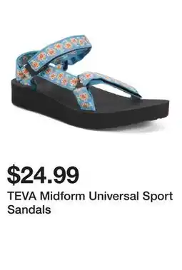 Marshalls TEVA Midform Universal Sport Sandals offer