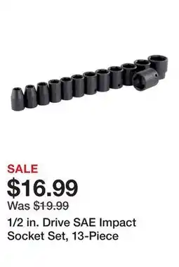 Harbor Freight Tools 1/2 in. Drive SAE Impact Socket Set, 13-Piece offer