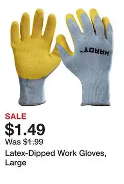 Harbor Freight Tools Latex-Dipped Work Gloves, Large offer