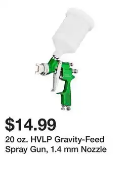 Harbor Freight Tools 20 oz. HVLP Gravity-Feed Spray Gun, 1.4 mm Nozzle offer
