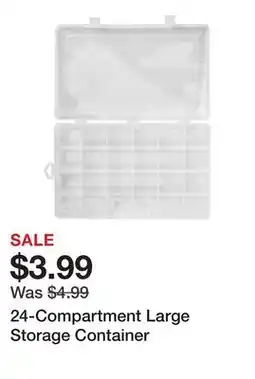 Harbor Freight Tools 24-Compartment Large Storage Container offer