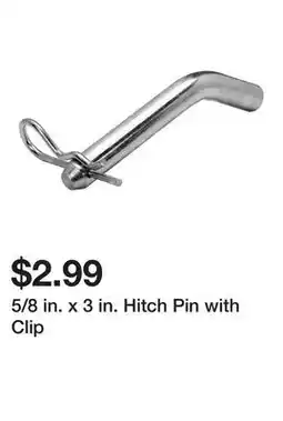 Harbor Freight Tools 5/8 in. x 3 in. Hitch Pin with Clip offer