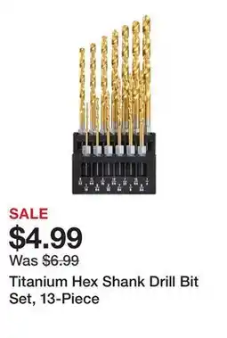 Harbor Freight Tools Titanium Hex Shank Drill Bit Set, 13-Piece offer