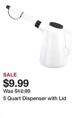 Harbor Freight Tools 5 Quart Dispenser with Lid offer