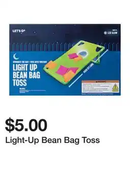 Five Below Light-Up Bean Bag Toss offer