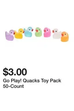 Five Below Go Play! Quacks Toy Pack 50-Count offer