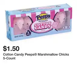 Five Below Cotton Candy Peeps Marshmallow Chicks 5-Count offer