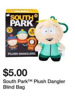 Five Below South Park Plush Dangler Blind Bag offer