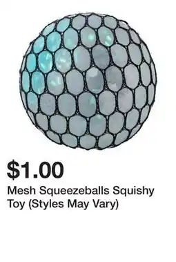 Five Below Mesh Squeezeballs Squishy Toy (Styles May Vary) offer