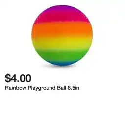 Five Below Rainbow Playground Ball 8.5in offer