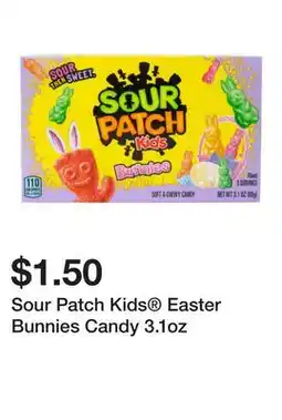 Five Below Sour Patch Kids Easter Bunnies Candy 3.1oz offer