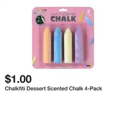 Five Below Chalkfiti Dessert Scented Chalk 4-Pack offer
