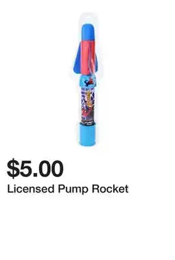 Five Below Licensed Pump Rocket offer