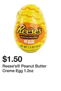 Five Below Reese's Peanut Butter Creme Egg 1.2oz offer