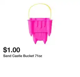 Five Below Sand Castle Bucket 71oz offer