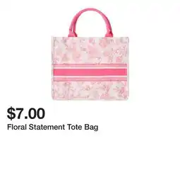 Five Below Floral Statement Tote Bag offer
