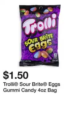 Five Below Trolli Sour Brite Eggs Gummi Candy 4oz Bag offer