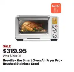Best Buy Breville - the Smart Oven Air Fryer Pro - Brushed Stainless Steel offer
