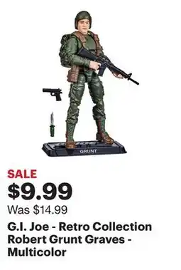 Best Buy G.I. Joe - Retro Collection Robert Grunt Graves - Multicolor offer