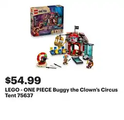 Best Buy LEGO - ONE PIECE Buggy the Clown's Circus Tent 75637 offer