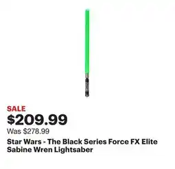 Best Buy Star Wars - The Black Series Force FX Elite Sabine Wren Lightsaber offer