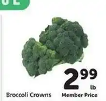Safeway Broccoli Crowns offer