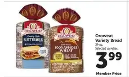 Safeway Oroweat Variety Bread offer