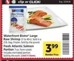 Safeway Fresh Atlantic Salmon Portion offer