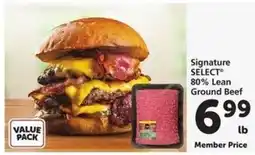 Safeway Signature SELECT 80% Lean Ground Beef offer