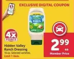 Safeway Hidden Valley Ranch Dressing offer