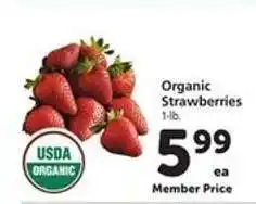 Safeway Organic Strawberries offer