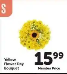 Safeway Yellow Flower Day Bouquet offer