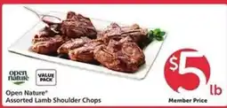 Safeway Open Nature Assorted Lamb Shoulder Chops offer