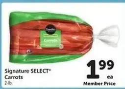 Safeway Signature Select Carrots offer