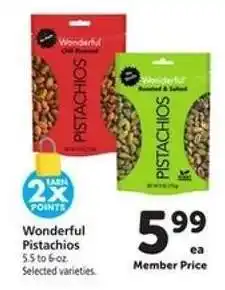 Safeway Wonderful Pistachios offer