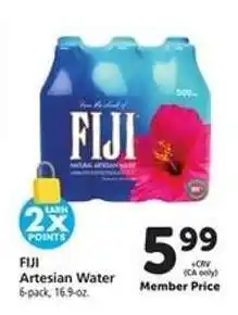 Safeway FIJI Artesian Water offer