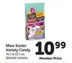Safeway Mars Easter Variety Candy offer
