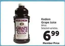 Safeway Kedem Grape Juice offer