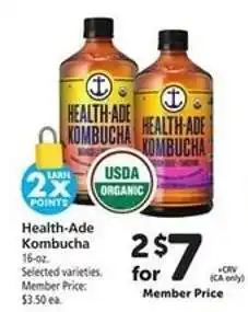 Safeway Health-Ade Kombucha offer