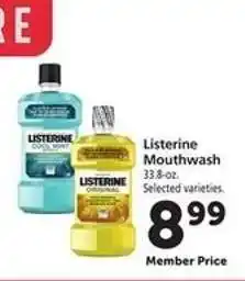 Safeway Listerine Mouthwash offer