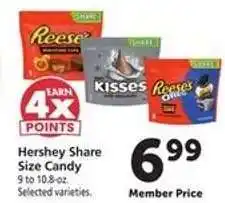 Safeway Hershey Share Size Candy offer