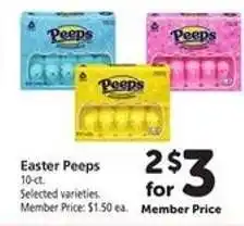 Safeway Easter Peeps offer