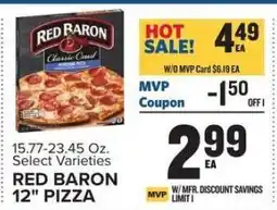 Food Lion Red Baron 12 Pizza offer