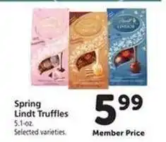 Safeway Spring Lindt Truffles offer