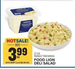 Food Lion FOOD LION DELI SALAD offer