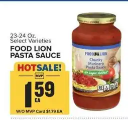 Food Lion Food Lion Pasta Sauce offer