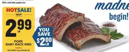 Food Lion Pork Baby Back Ribs offer