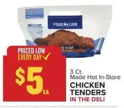 Food Lion Chicken Tenders offer