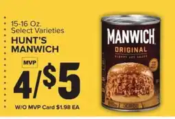 Food Lion Hunt's Manwich offer